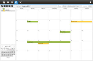 Webmailer - Kalender